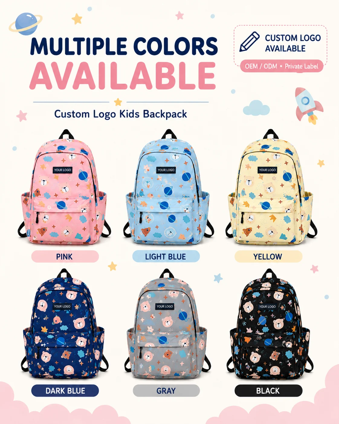 YYXJD5023 Kids School Backpack 6