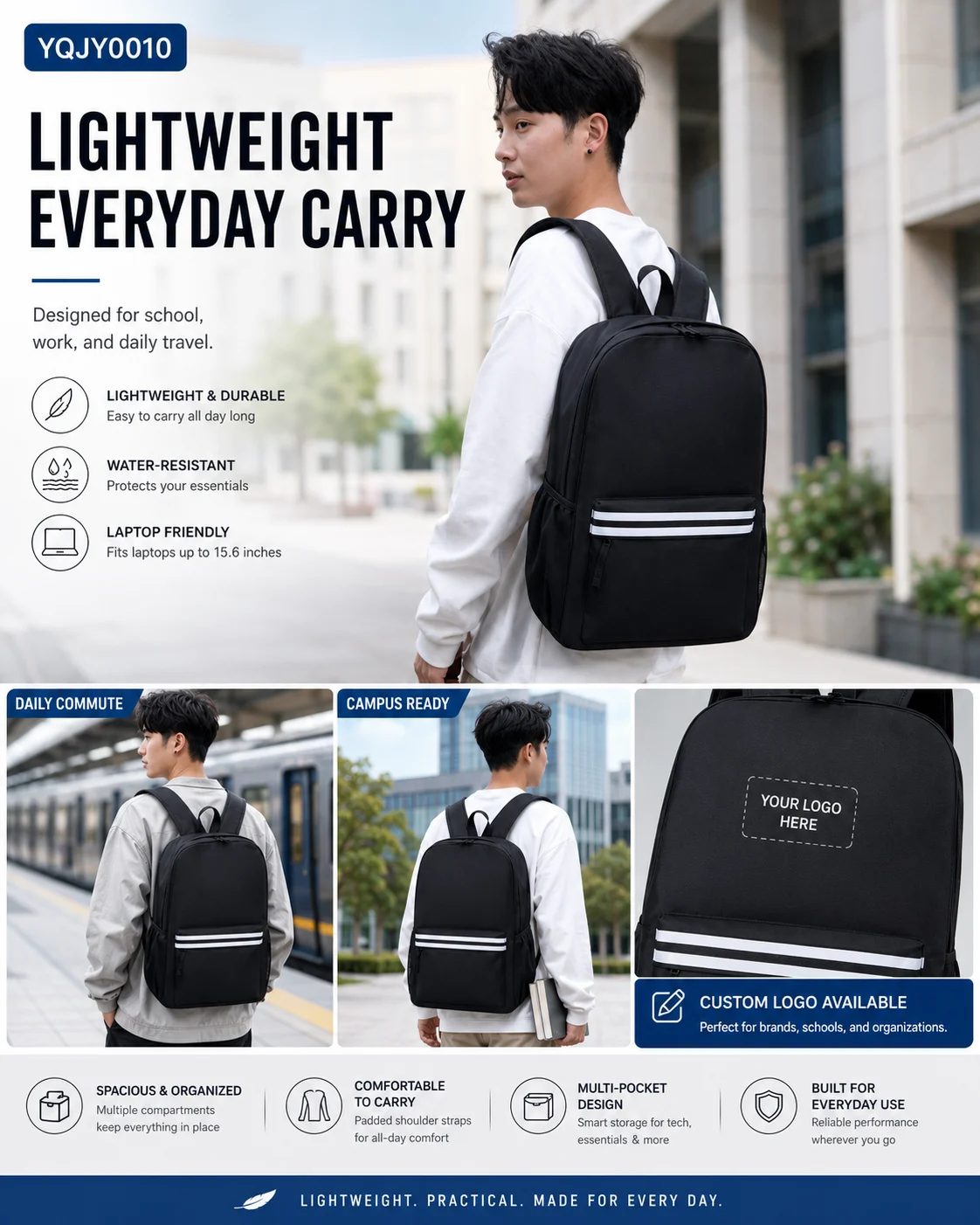 YQJY0010 School and Travel Backpack 4