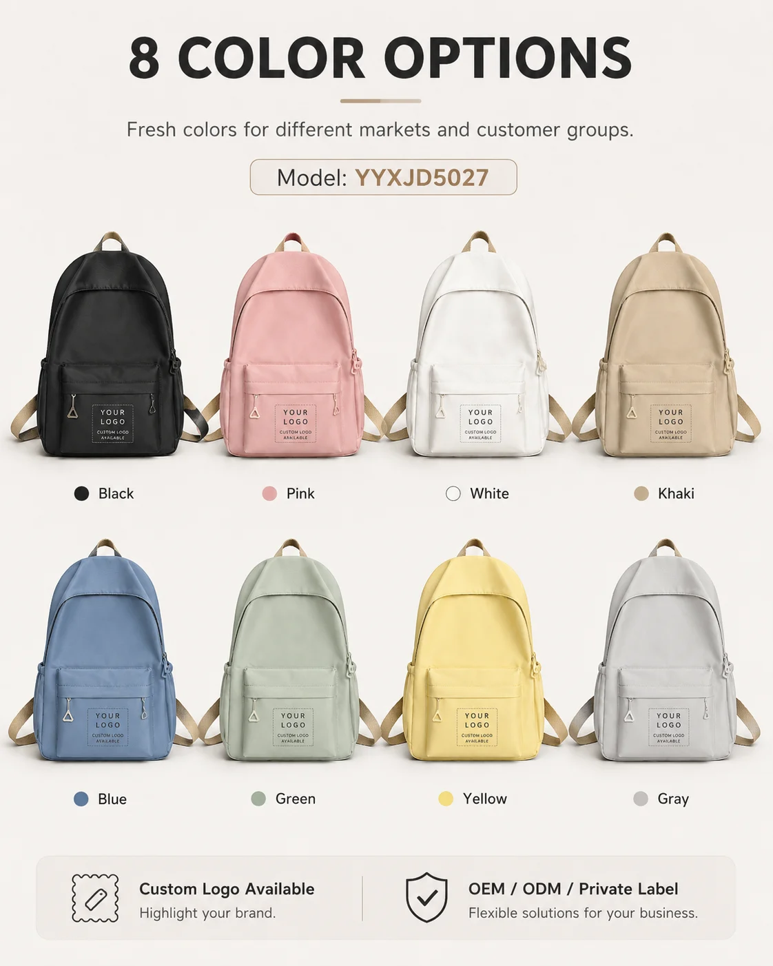 YYXJD5027 Canvas Mini Backpack 7