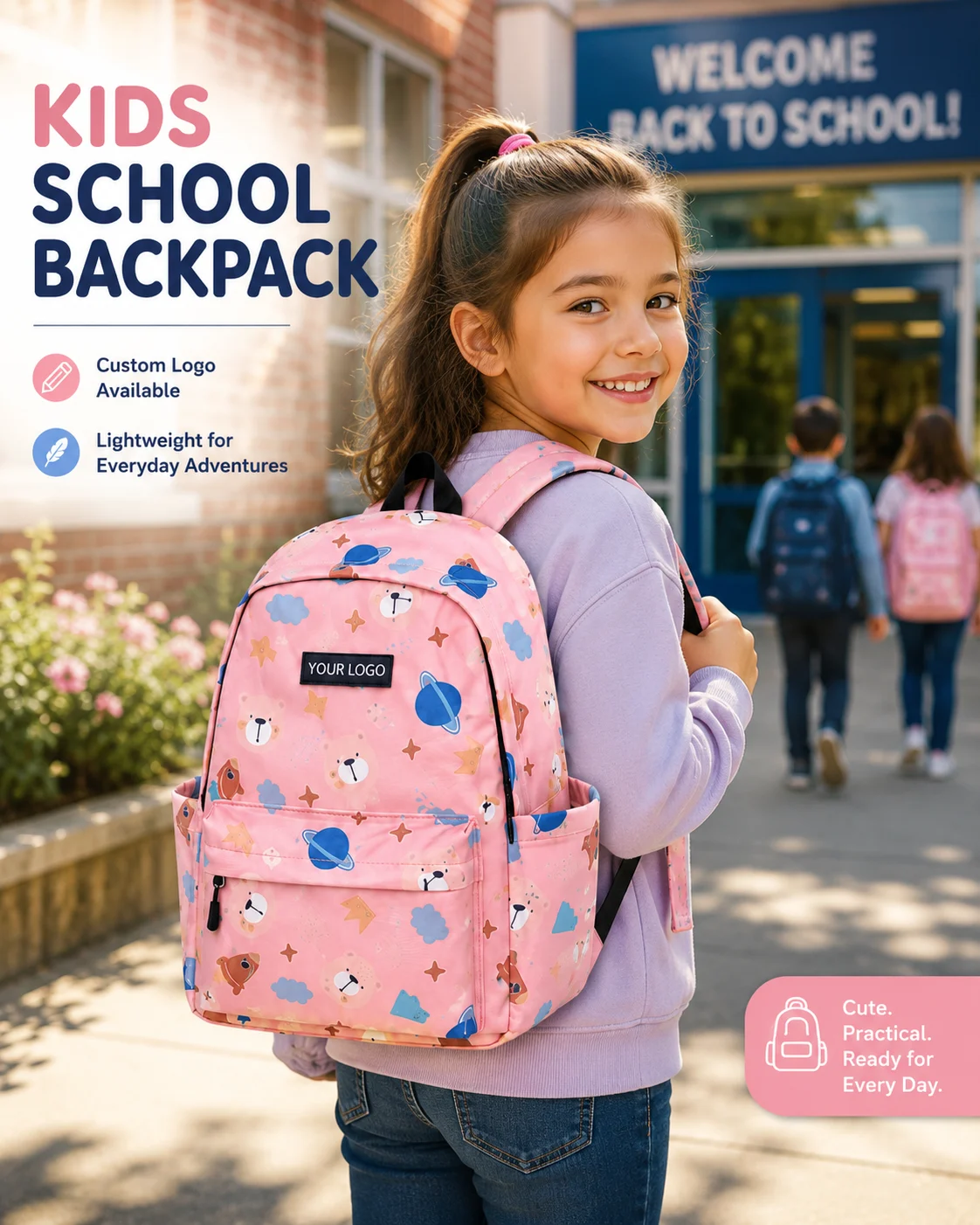 YYXJD5023 Kids School Backpack 7