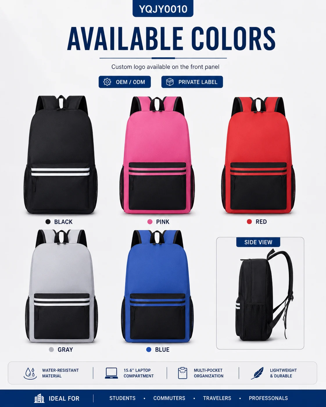 YQJY0010 School and Travel Backpack 5