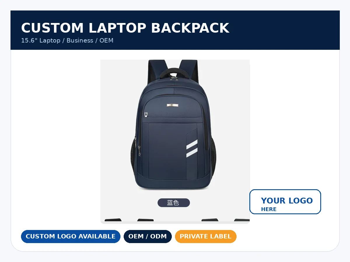 Custom Laptop Backpack custom logo OEM ODM catalog page